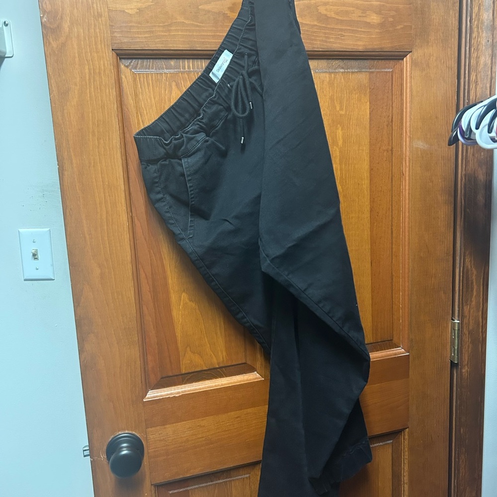 Skinnygirl Black Drawstring Jogger Pants